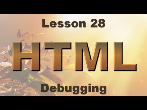Урок HTML 28: Отладка
