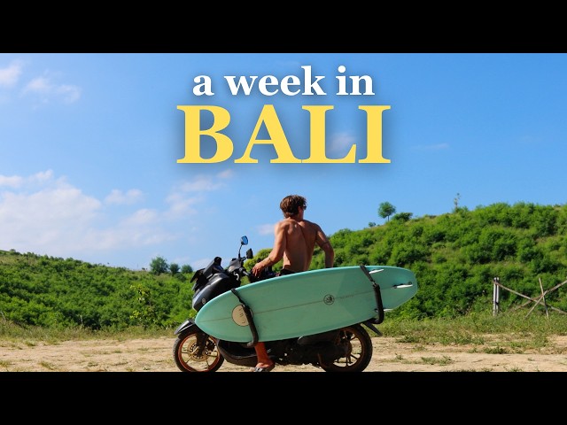 Travel vlog - A week exploring Bali | temples, beaches, restaurants