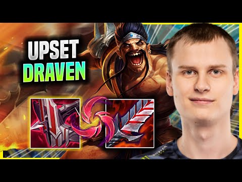 UPSET IS A BEAST WITH DRAVEN! - FNC Upset Plays Draven ADC vs Ezreal! | Preseason 2022