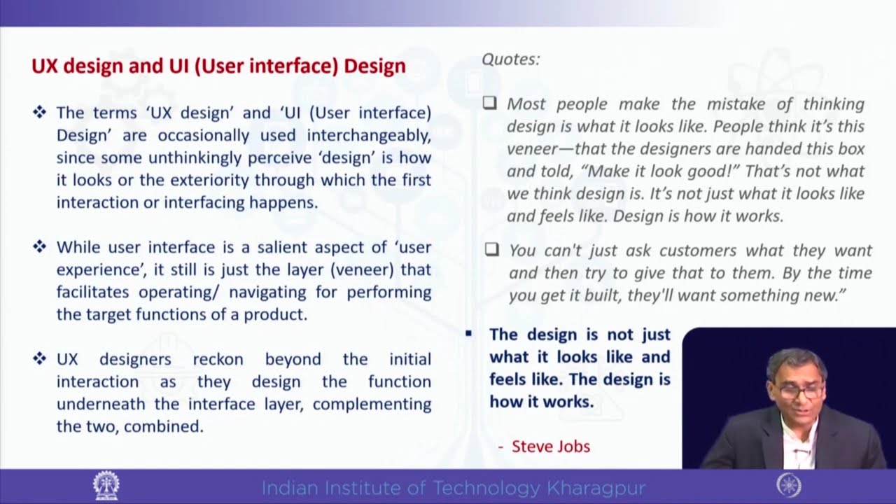 Lecture : 37 - User interface and Experience (UI/UX) Design in Product Engineering