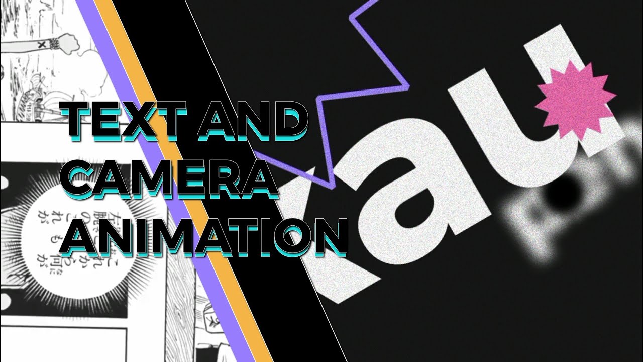 Text And Camera Animation Tutorial | Alight Motion