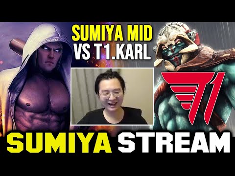 SUMIYA Invoker mid vs Raid Boss T1 Karl | Sumiya Stream Moment #2850