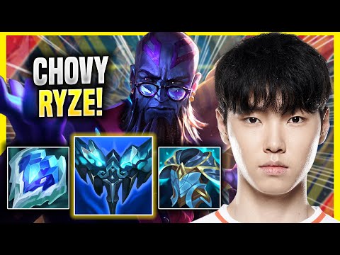 CHOVY CHILLING WITH RYZE! - GEN Chovy Plays Ryze MID vs Syndra! | Season 2022