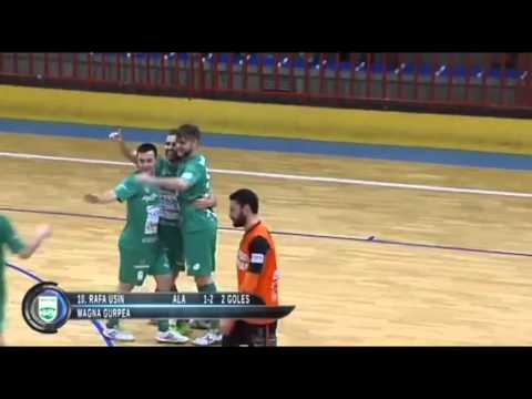 Gol de Rafa Usín (1-2) Burela Pescados Rubén - Magna Gurpea