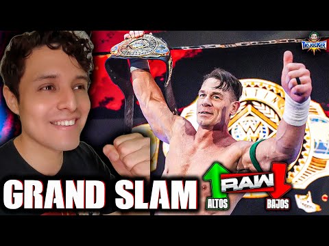 JOHN CENA POR FIN CAMPEÓN INTERCONTINENTAL 😭 GRAND SLAM - ALTOS y BAJOS RAW
