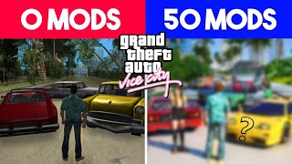 I INSTALLED *50 MODS* 😱 IN GTA Vice City To Make It More Realistic Than GTA 5 😍