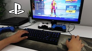 How to CONNECT KEYBOARD AND MOUSE TO PS4 (Fortnite) (EASY METHOD)