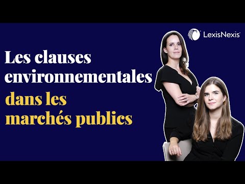 Les Clauses Environnementales dans les Marchés Publics - Café Actu n°1