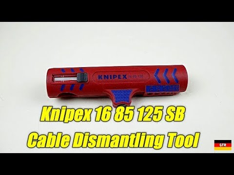 Kabelių nužievinimo įrankis Knipex 16 85 125 SB video