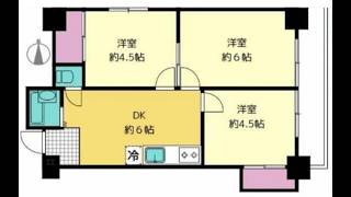蒲田駅近のファミリータイプ3DK40.88㎡ シャトレー西蒲田 大田区西蒲田8丁目 1978年8月築 SRC鉄骨鉄筋コンクリート造地上8階建て分譲マンション