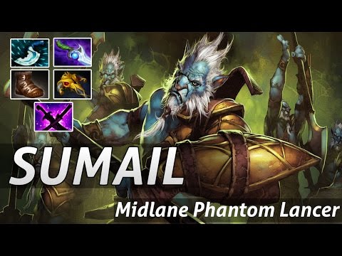 SumaiL Midlane Phantom Lancer Ranked Match - Dota 2 Epic Moments