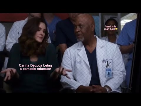 Carina DeLuca being a comedic educator ft. Richard regretting his life choices