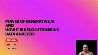 The Power Of Generative AI & How It Is Revolutionising Data Analysis