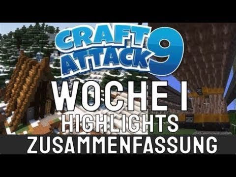 Craft Attack 9 Komplette Woche 2 ZUSAMMENFASSUNG Jeder Teilnehmer Von Fan für Fans Urutox Reagtion