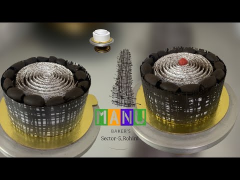 Premium Black Forest Cake Design | Manu Bakers Rohini | Chocolate Lovers Special 🎂🍫