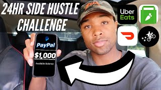 I Tried To Make $1,000 In 24 Hours With Side Hustles!