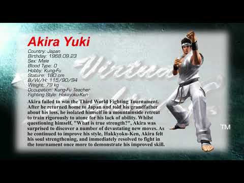 Virtua Fighter 4 - Akira Yuki (Profile)