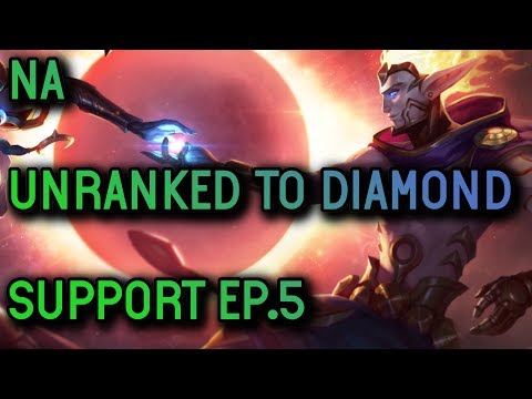 Support Unranked to Diamond Ep.5 Rakan Season 8 - League of Legends