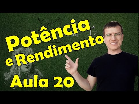 POTÊNCIA MECÂNICA (I) E RENDIMENTO - DINÂMICA - AULA20 - Prof  Marcelo Boaro