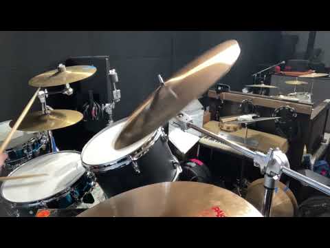David Garibaldi's Tower of Power, Paiste 17" 3000 Series Thin Crash, Red Letter, 1980's image 19