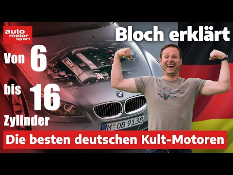 Von 6 bis 16 Zylinder: Die besten deutschen Kult-Motoren - Bloch erklärt #200 | auto motor und sport