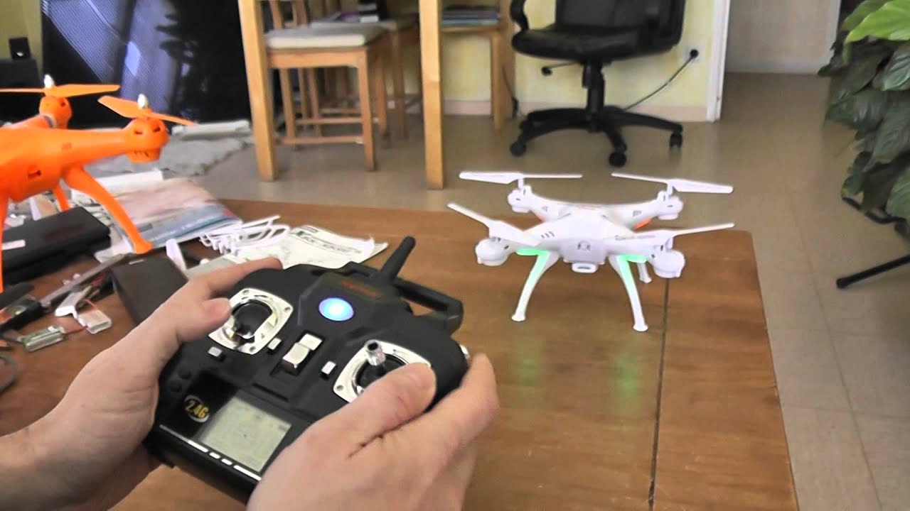 Квадрокоптер Syma X5SC с видеокамерой, белый