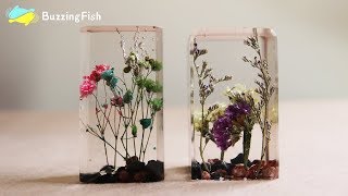 🌿 DIY. Dried Flowers in Resin 🌼