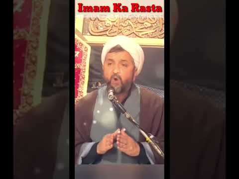 Imam e Zamana Ka Rasta | Maulana Ghulam Husain Mattoo | #shorts |