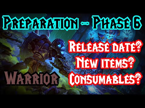 WOW Classic Warrior - Phase 6 preparations, NEW Items & Consumables