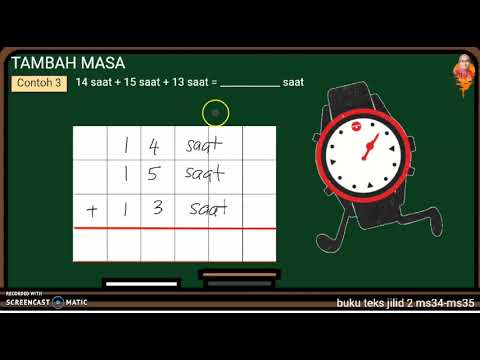 MATEMATIK TAHUN 3 | MASA DAN WAKTU | TAMBAH MASA