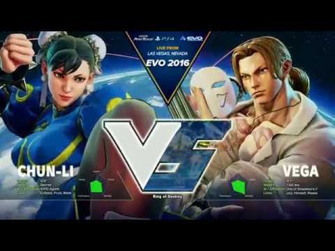 HM GO1-3151 (Chun-Li) vs AW Nemo (Vega) - Evo 2016 - Losers Bracket (Top 8)
