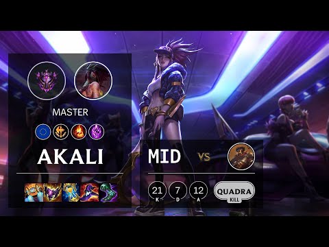 Akali Mid vs Viktor - EUW Master Patch 11.24