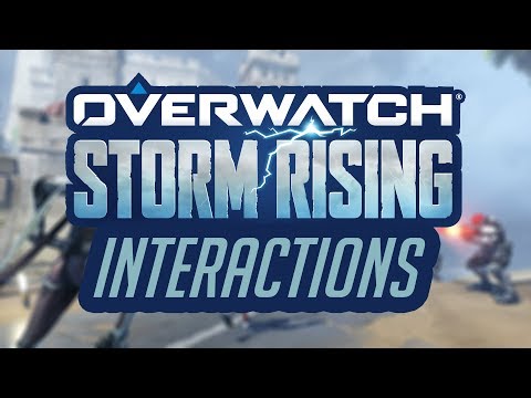 Overwatch - All Storm Rising Interactions