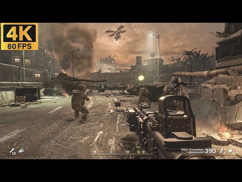 USMC in Middle Eastern Nighttime Firefight | The Bog | Call of Duty: Modern Warfare Remastered Game
