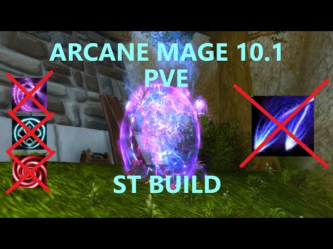 NO BARRAGE ARCANE MAGE 10.1 ST BUILD - NO RADIANT SPARK - NO TOUCH OF THE MAGI: HUGE DAMAGE