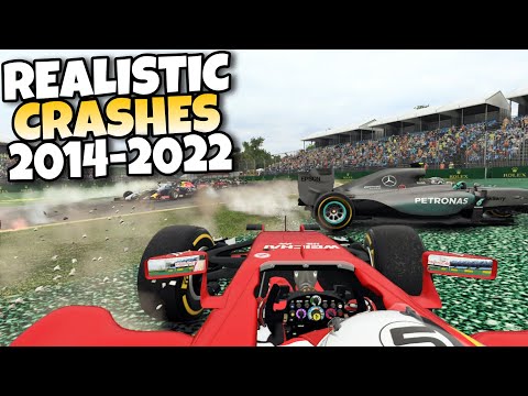 F1 REALISTIC CRASHES 2014 - 2022 #27