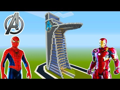 TSMC - Minecraft - Minecraft Tutorial: How To Make "Stark Tower" from "Spiderman Homecoming" "Avengers Tower"