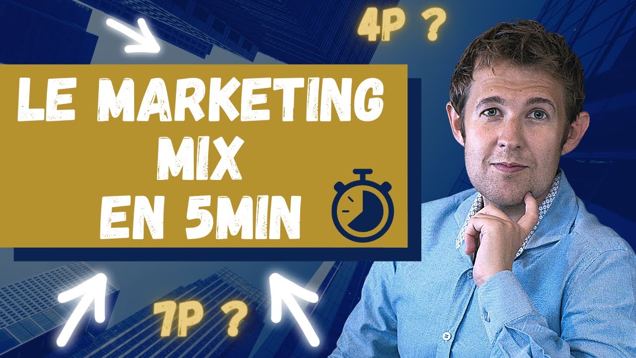 5 minutes pour comprendre le Marketing Mix - Les 4P + 3P des produits et services