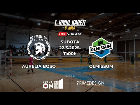 1. HMNL Kadeti V. kolo | Aurelia Boso vs MNK Olmissum |