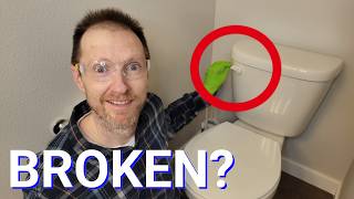 BROKEN TOILET HANDLE? Gerber Toilet Handle Replacement (Fast & Easy - Step By Step)