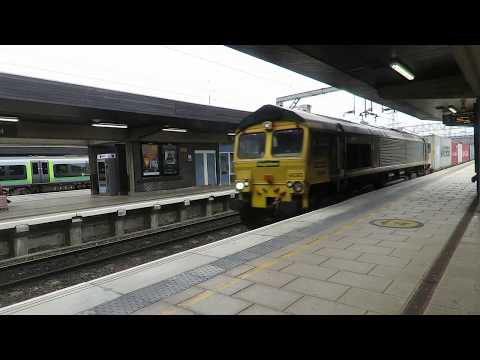 Class 66565 - Freightliner - At Speed - Stafford - 03.09.2018