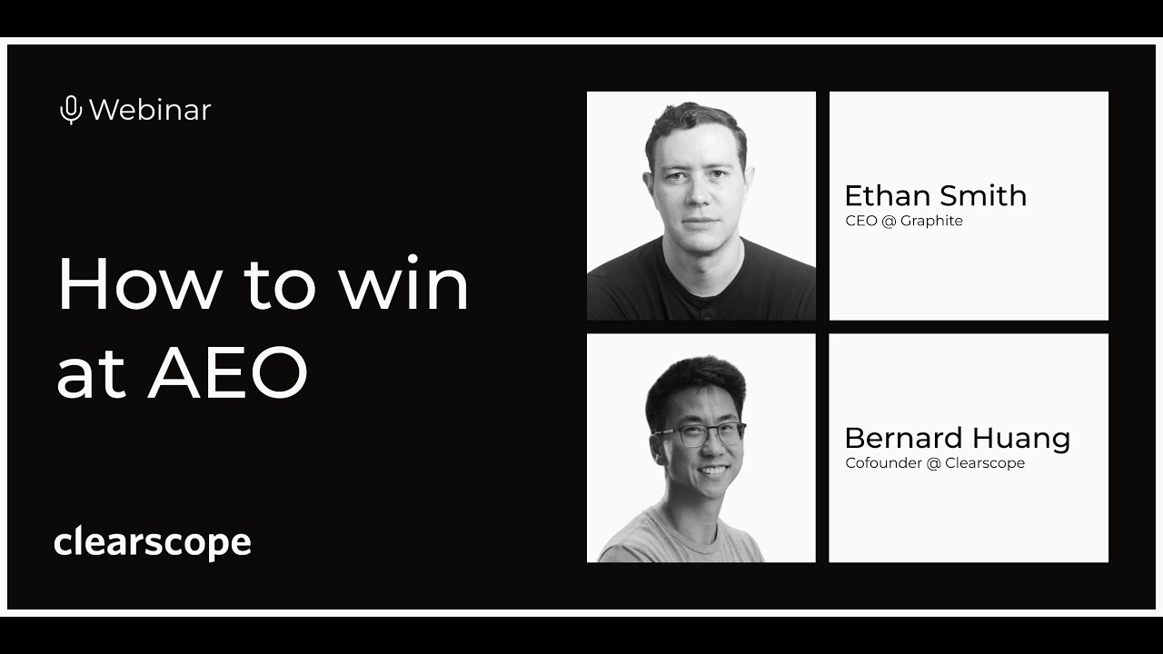 How To Win at Answer Engine Optimization (AEO) with Ethan Smith