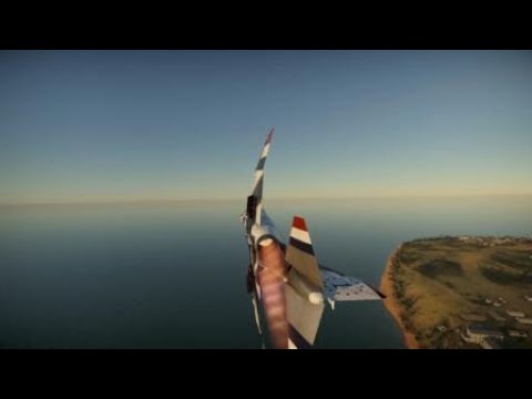 A10 strafing run in F4E Phantom (War Thunder)