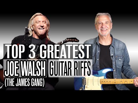 The Top 3 GREATEST Joe Walsh Guitar Riffs from the James Gang
