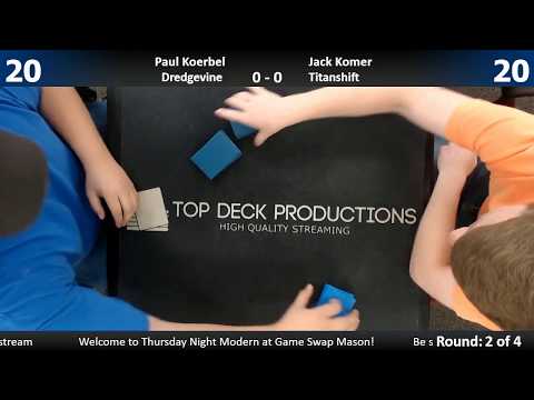 Modern 7/20/17: Paul Keorbel (Dredgevine) vs. Jack Komer (Titanshift)
