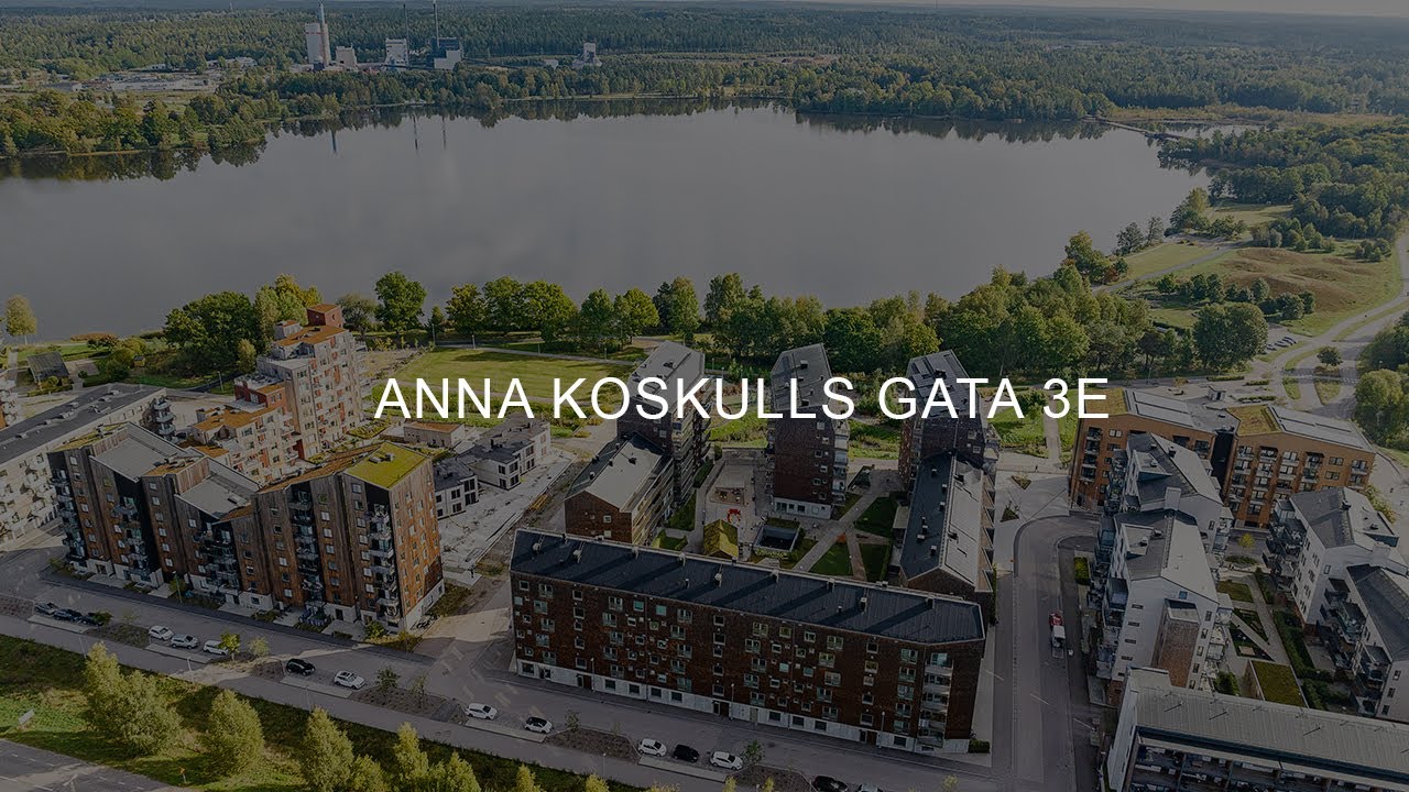 3 rum Lägenhet på Anna Koskulls Gata 3E Trummens Strand Växjö kommun - video