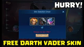 HOW TO GET FREE PERMANENT DARTH VADER SKIN STAR WARS EVENT IN MOBILE LEGENDS