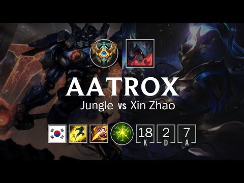 Aatrox Jungle vs Xin Zhao - KR Challenger Patch 8.22