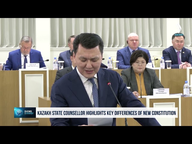 Kazakh State Counsellor highlights key differences of new Constitution