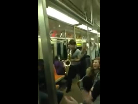 SAX Epic Battle - Two Legends Met Coincidentally On The Train